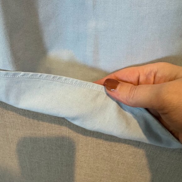 Ralph Lauren Classic Fit Short Sleeve Button Down XL Light Blue Shirt Pink Pony - Picture 6 of 10